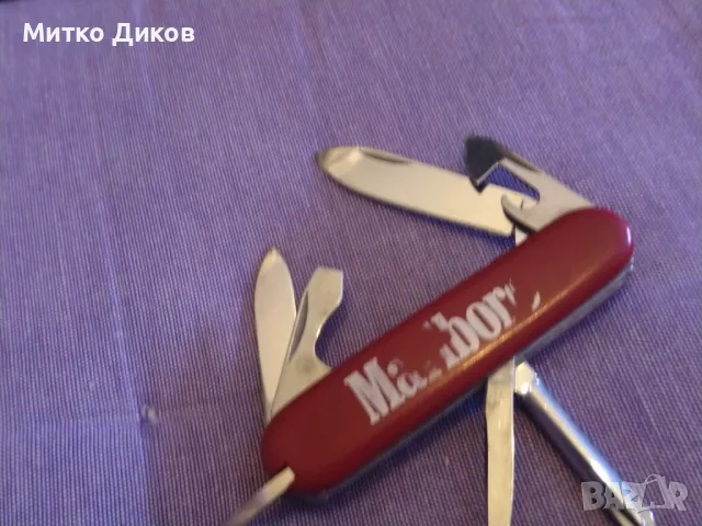 Щвейцарско ножче Викторинокс Марлборо винтидж 7 части, снимка 2 - Ножове - 50256678
