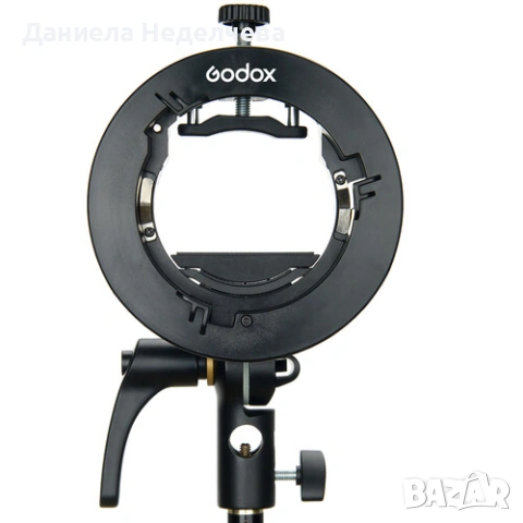 Универсален адаптер Gododx S2-type Speedlite Bracket (Bowens mount), снимка 8 - Чанти, стативи, аксесоари - 53173316