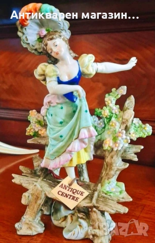 Колекционерска,Порцеланова статутка- Scheibe Alsbach, Германия.  , снимка 3 - Статуетки - 53809452