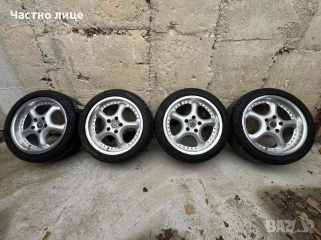 Джанти с гуми 17 5x112 8J ET35, снимка 4 - Гуми и джанти - 54149894