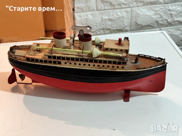 Механична Играчка Парен Лайнер Германия., снимка 9 - Колекции - 53087869