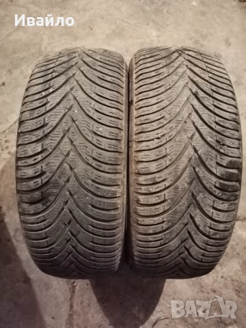 Продавам 2 броя зимни гуми 205.55.16 на 1 сезон дот 2019 Kleber 