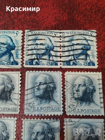 ПОЩЕНСКИ МАРКИ САЩ , снимка 5 - Филателия - 53075891