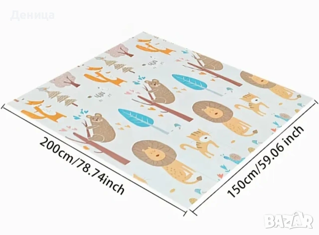 Нов детски сгъваем термо килим за игра , снимка 2 - Други - 53576247