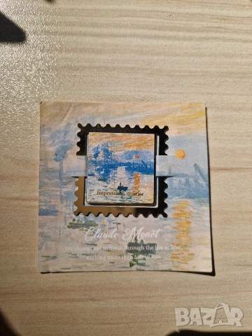 Метални книгоразделители Ван Гог и Клод Монет, снимка 2 - Художествена литература - 53779932