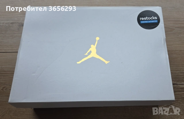 Автентични дамски Nike Air Jordan 1 в цвят лилаво. Размер 36.5, снимка 3 - Маратонки - 54012934