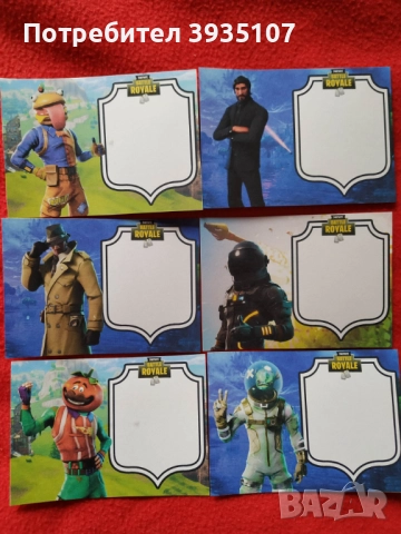 Парти покривка Фортнайт ,сламки,свирки балони,стойка за мъфини, кутийки,шапки, снимка 5 - Други - 52423994