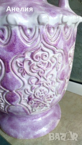 Керамична немска ваза за пода, снимка 3 - Вази - 51001586