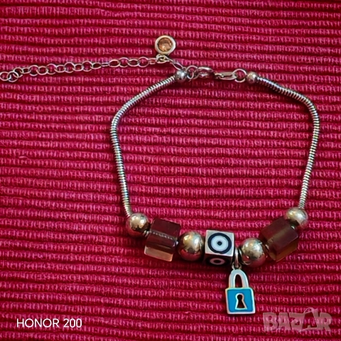 Дамска сребърна гривна. 