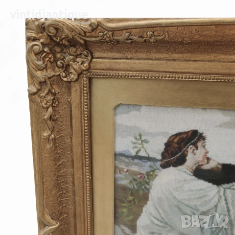 Ифигения" изобразеният гоблен е класически модел на известната немска марка Wiehler Gobelin , снимка 2 - Гоблени - 54113809