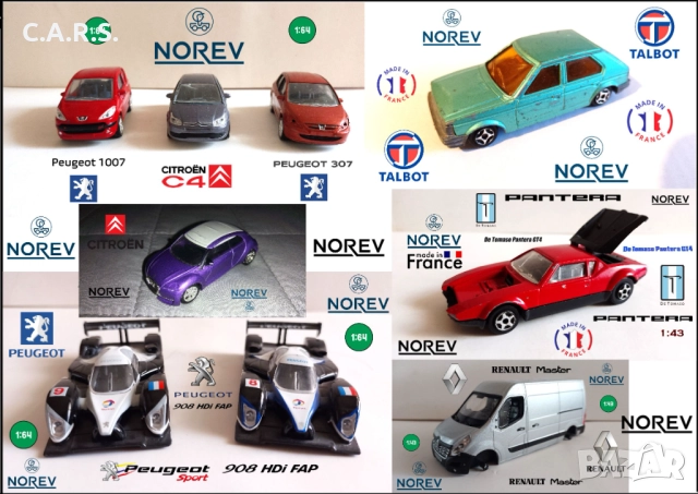 Метални колички NOREV