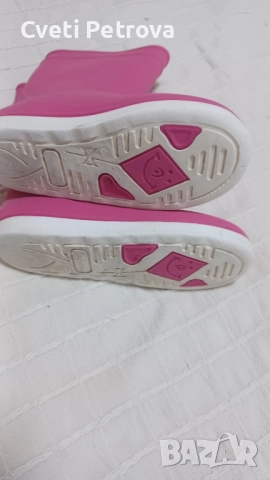 гумени детски ботуши, стелка 19см момиче без чорап, снимка 3 - Бебешки боти и ботуши - 51971932