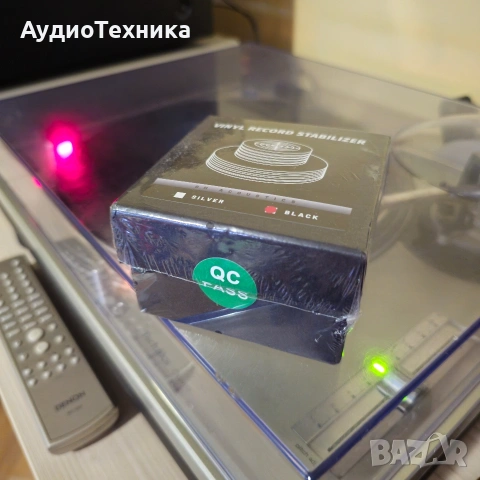 ПРОМО/Клампа Aluminum Stabilizer with Bubble Level Black Cтабилизатор, снимка 13 - Грамофони - 54258522