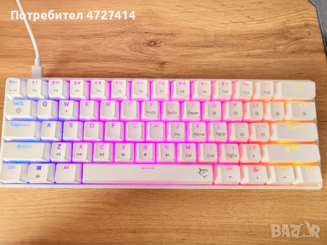 Геймърска клавиатура White Shark Shinobi 2 , снимка 3 - Клавиатури и мишки - 53432292