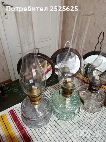 Стари газени лампи - номер 8, 4 броя, снимка 2 - Декорация за дома - 41911926