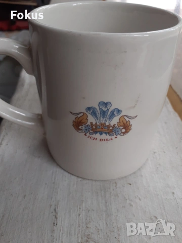 Английска колекционерска чаша порцелан Чарлз и Даяна, снимка 3 - Антикварни и старинни предмети - 53369804