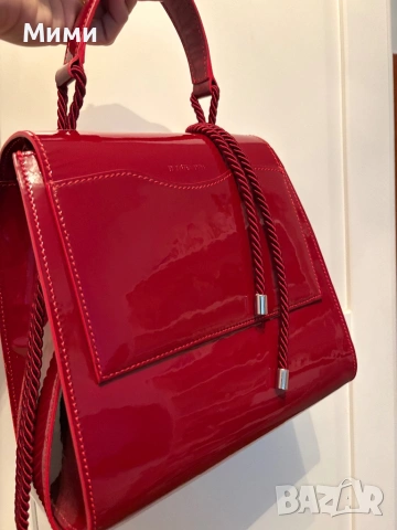 Кожена чанта Patrizia Pepe, снимка 3 - Чанти - 53099517