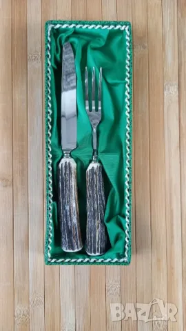 Прибори с дръжки от еленски рога - Солинген