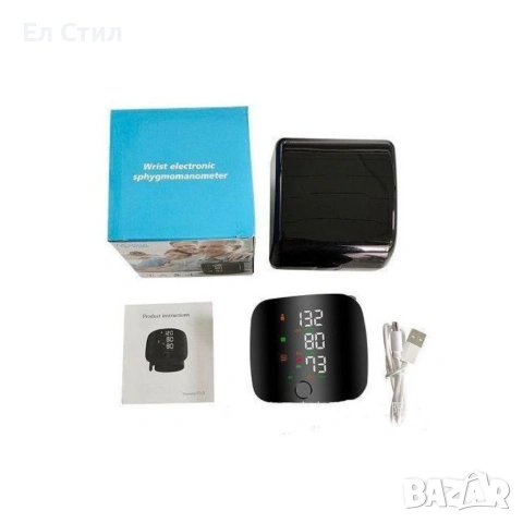 Преносим дигитален апарат за кръвно налягане за китка с LCD дисплей и памет, снимка 5 - Други - 53567287