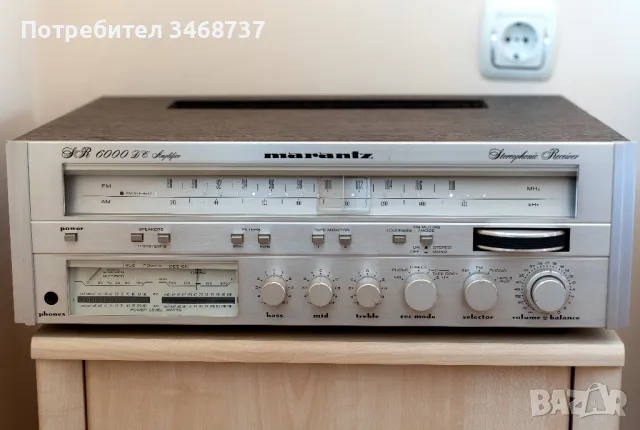 Vintage Marantz AM/FM Stereo Reseiver SR-6000 DC, снимка 1 - Ресийвъри, усилватели, смесителни пултове - 48944157