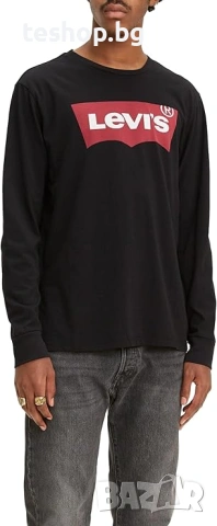 Мъжка блуза с дълъг ръкав размер XL Levi’s със стандартен графичен дизайн, снимка 2 - Тениски - 53484754