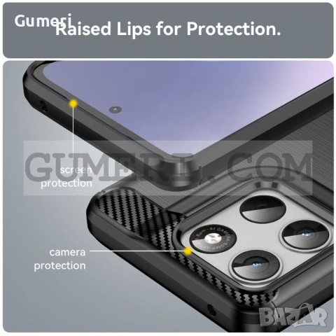 Гръб "Карбон Шарк" за Motorola Moto G57 Power, снимка 7 - Калъфи, кейсове - 36540782