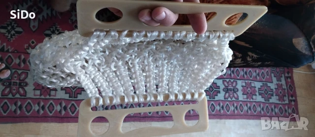 Плетена чанта за пазар от качествен сезал през 1980г, снимка 5 - Чанти - 50710898