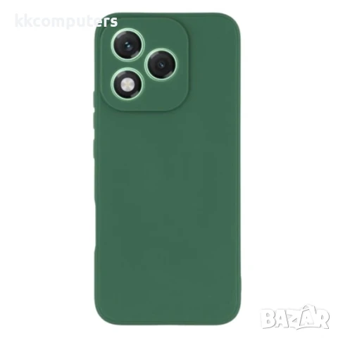 Силиконов кейс iPaky матиран, За Honor 400, Тъмнозелен и Протектор