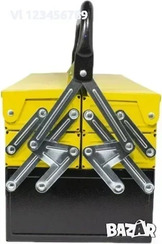 Метален куфар с инструменти 60ч. WMC , снимка 2 - Куфари с инструменти - 53833076