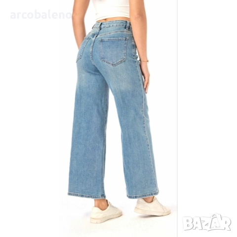 Дамски дънки тип „bootcut“ , снимка 4 - Дънки - 52769428