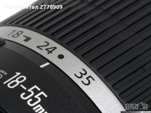 Canon EF-S 18-55mm f/3.5-5.6 IS обектив, снимка 2 - Обективи и филтри - 45169858