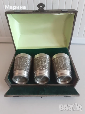 Немски чаши за ракия Antik*Vintage #79., снимка 3 - Антикварни и старинни предмети - 50737321