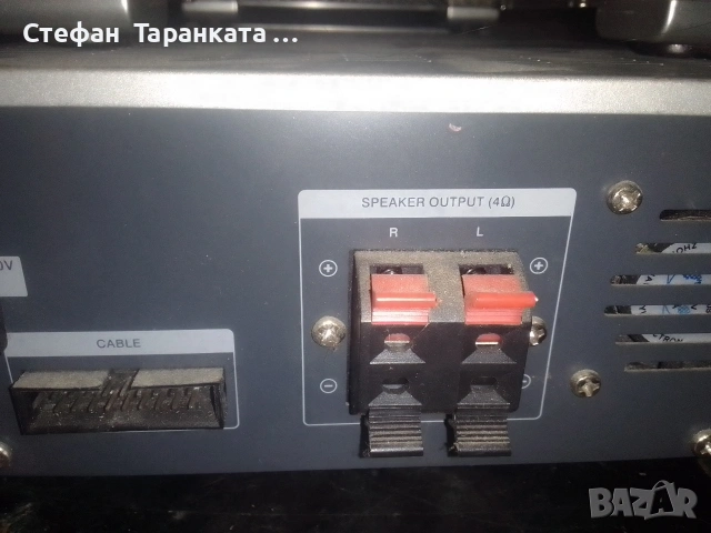 Hitachi -Аудио уредба от два компонента в незнайно състояние,няма го лентовия кабел между двата , снимка 6 - Аудиосистеми - 53128077