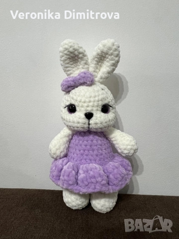 Плетени зайчета, снимка 3 - Плюшени играчки - 52065119