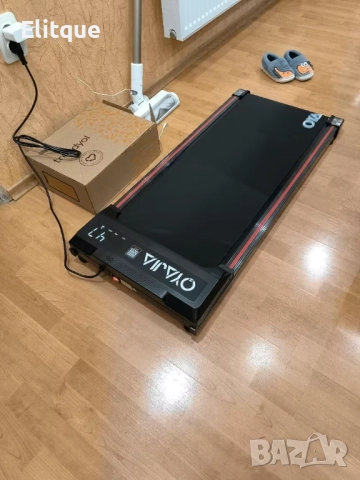 Компактна пътека за бягане с дистанционно – тиха, тънка и идеална за дом и офис , снимка 11 - Фитнес уреди - 52909004