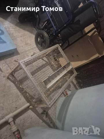 клетка за пъдпъдъци с две поилки, снимка 3 - За птици - 53335191