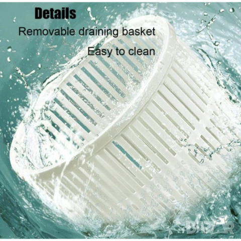 Мини сгъваема пералня с центрофуга – Компактна, мощна и идеална за всеки дом или пътуване - 12 литра, снимка 15 - Перални - 51977259