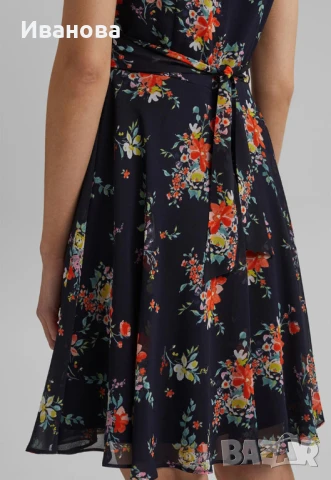 ESPRIT Прекрасна флорална лятна рокля/рокличка. Намалена от 139 лв, снимка 3 - Рокли - 50594103