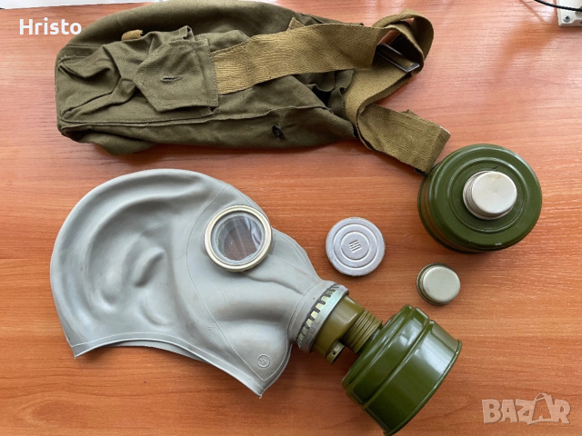 Противогаз с Два филтъра ГП-5 (в черен или бял цвят), снимка 4 - Антикварни и старинни предмети - 53374062
