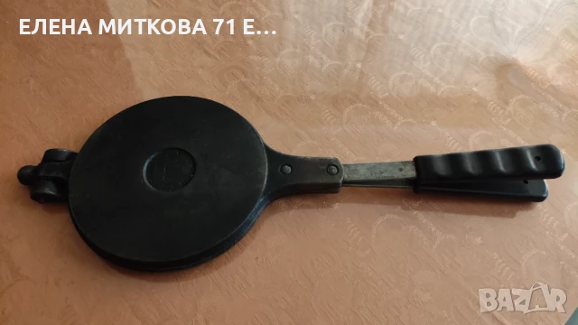 Jotul Норвегия винтидж чугунен уред за гофрети/палачинки, снимка 3 - Антикварни и старинни предмети - 50824447