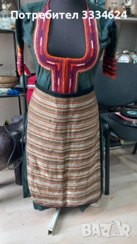 Автентична Кюстендилска сърмена престилка