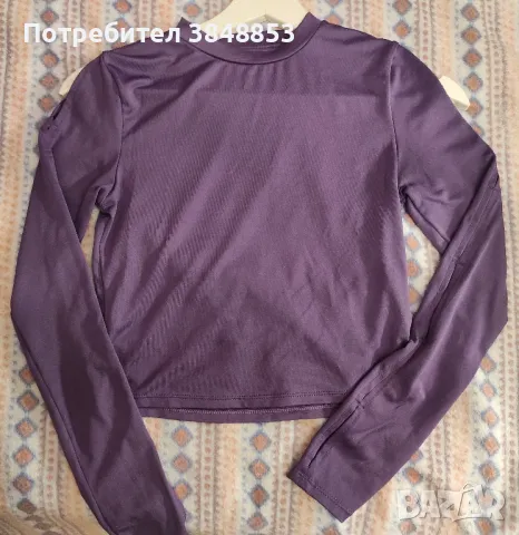 Crop tops с дълги ръкави, снимка 8 - Блузи с дълъг ръкав и пуловери - 46861242