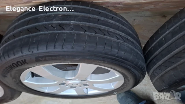 Продавам 4бр. алуминиеви джанти Ronal 16" 5x112 с гуми Hankook, снимка 11 - Гуми и джанти - 50608243