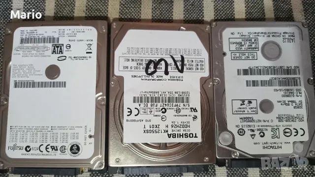 HDD 2.5 за лаптоп 3 броя, 320 GB+120GB+80GB, снимка 1 - Части за лаптопи - 49246854