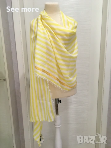 Max Mara Weekend set шалове памук и коприна, снимка 4 - Шалове - 53934965