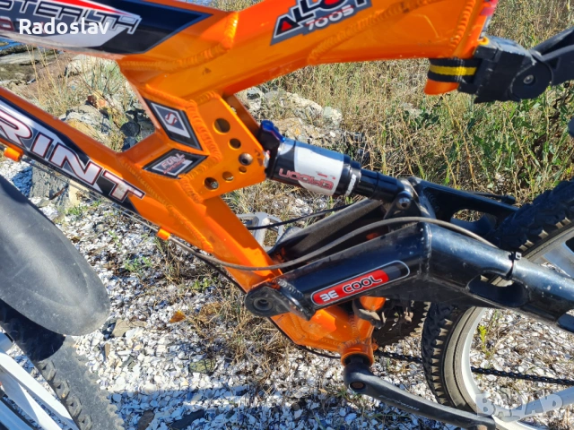 Изцяло модифициран Sprint Stealth с двойно окачване, снимка 2 - Велосипеди - 53628127