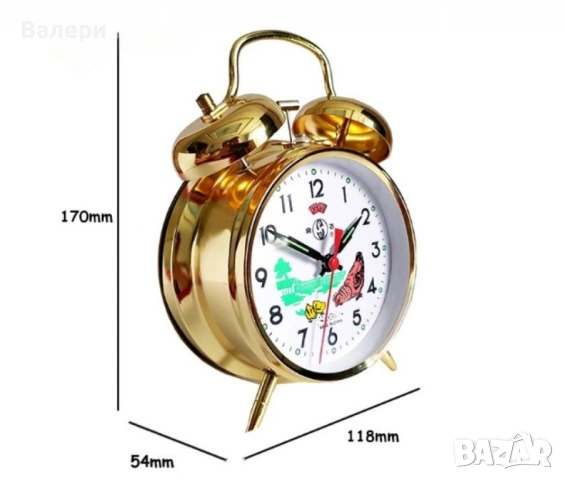 Класически ретро механичен будилник, снимка 11 - Други стоки за дома - 53204961