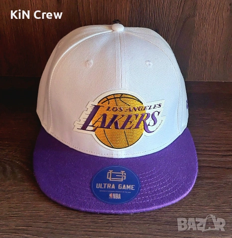 NBA Шапка LA Lakers - Ultra Game, оригинален лицензиран snapback НБА, снимка 3 - Шапки - 53858372