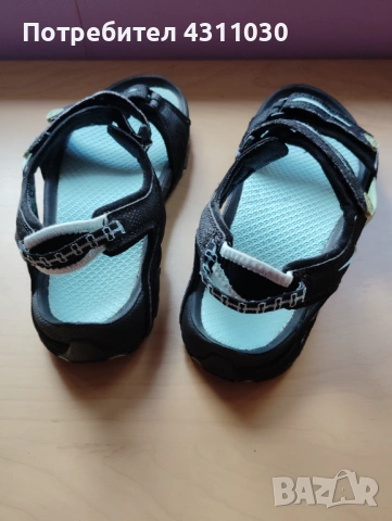 Сандали Nike номер 39 употребявани, черен и син, снимка 4 - Сандали - 53402246