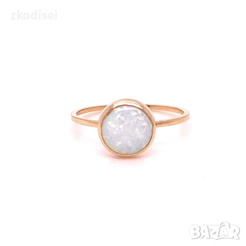 Златен дамски пръстен 1,40гр. размер:56 14кр. проба:585 модел:37691-6